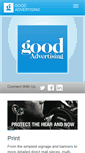 Mobile Screenshot of goodadvertising.com